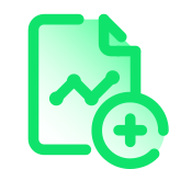 Diagramm hinzufügen icon