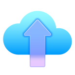 Zur Cloud hochladen icon