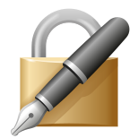 Locked With Pen icon