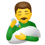 赤ちゃんに授乳する男性 icon