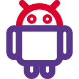 Android a mobile operating system developed by Google icon