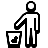 Smaltimento rifiuti icon