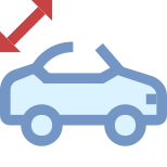 Convertible Roof Warning icon