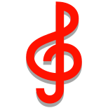 Violinschlüssel icon