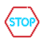 Panneau stop icon