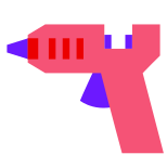 pistolet à colle chaude icon