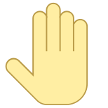 Ganze Hand icon