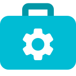 Business software maintenance and configuration setting icon