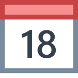 Kalender 18 icon