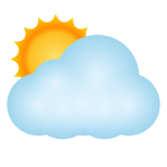 Sun Behind Cloud icon