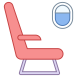 Asiento de vuelo icon