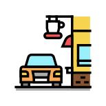 Drive-Through Cafe icon