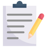 Clipboard writing icon