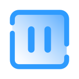 Pause Squared icon