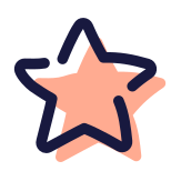 Hand Drawn Star icon