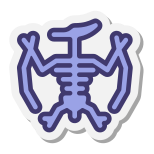 squelette de ptérodactyle icon