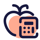 Gesunder Nahrungsmittelkalorien-Rechner icon