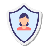 Security User Female icon