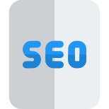 Seo file for web content optimization online icon