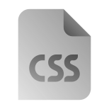 CSS Filetype icon