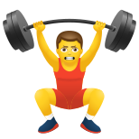 Man Lifting Weights icon