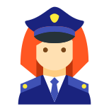 警察官-女性-肌-タイプ-1 icon