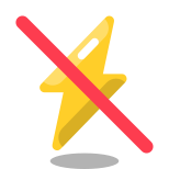 Flash desligado icon