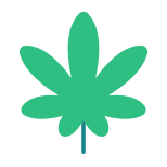 Feuille de cannabis icon