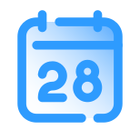 Calendario 28 icon