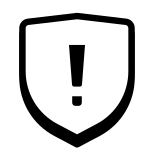 Warning Shield icon