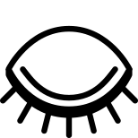닫힌 눈 icon