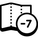 Zeitzone -7 icon