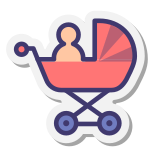 Kinderwagen icon