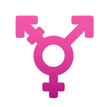 Transgender-Symbol-Emoji icon