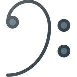 Bass Clef icon