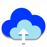 Zur Cloud hochladen icon