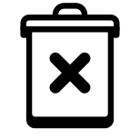 删除 Bin icon