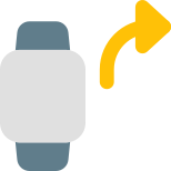 Forward message from your advance smartwatch layout icon