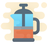 Кофе френч пресс icon
