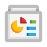 Sales analytics icon