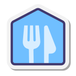 Restaurantgebäude icon