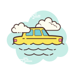 voiture d'inondation icon