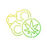 external-Arrest-cannabis-others-papa-vector icon