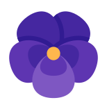 fiore viola icon