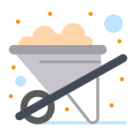 Wheelbarrow icon