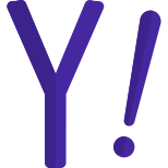 Yahoo! an American web services provider owned by Verizon icon