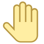 Ganze Hand icon