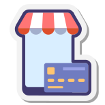 모바일 쇼핑 카드 icon