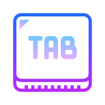 tecla de tabulación icon
