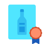 Lizenzierung von alkoholischen Getränken icon